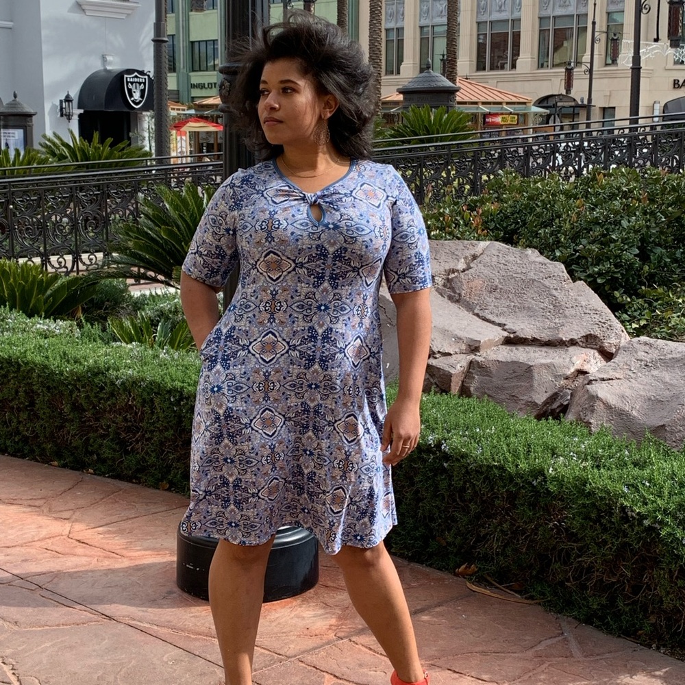 Swing Dress with pockets A-line